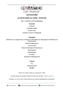 Familienbuffet 04.01.2026