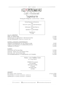 Tageskarte NEU
